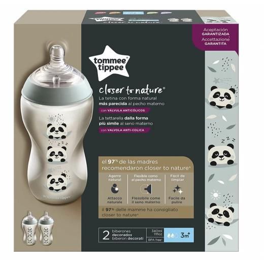 Tommee Tippee 2 pack 340ml bottles