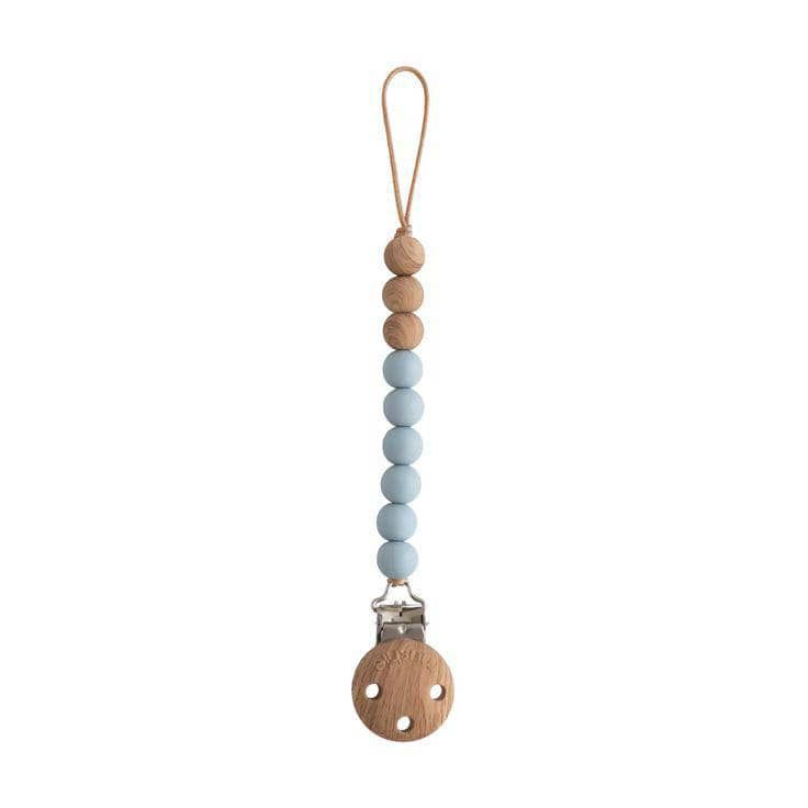 Wooden Silicone Pacifier Clip