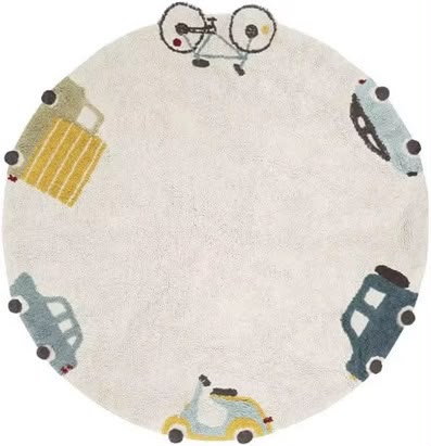 Round Cashmere Mat