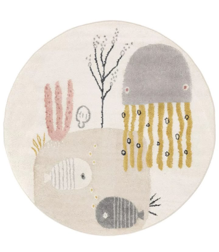 Round Cashmere Mat