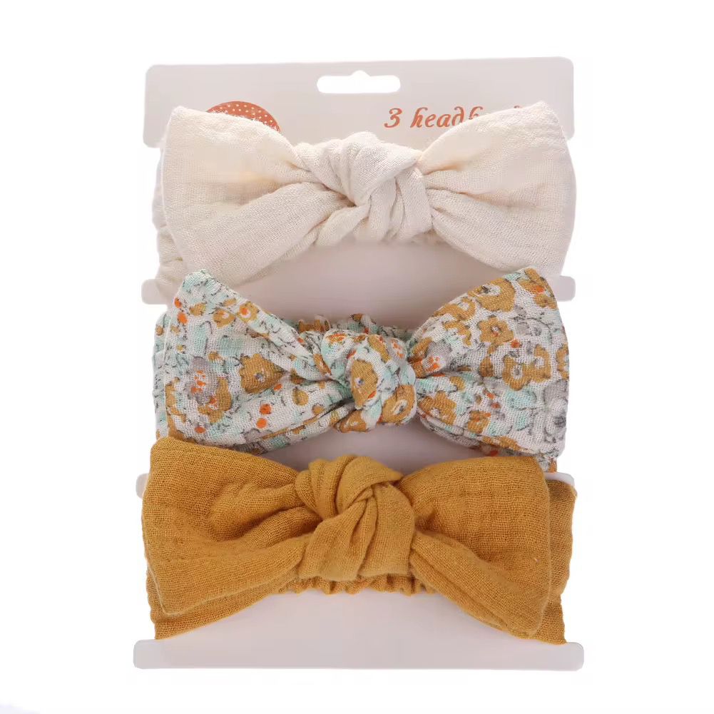 3pack Muslin Headbands