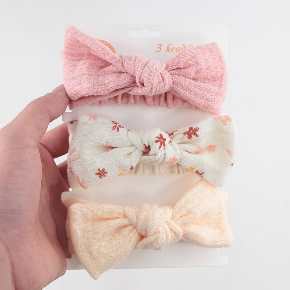 3pack Muslin Headbands