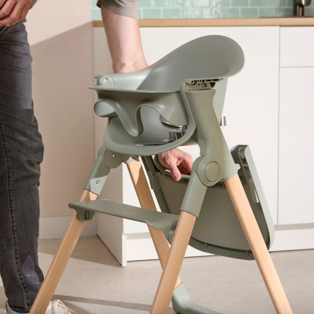 High Foldable Feeding Chair